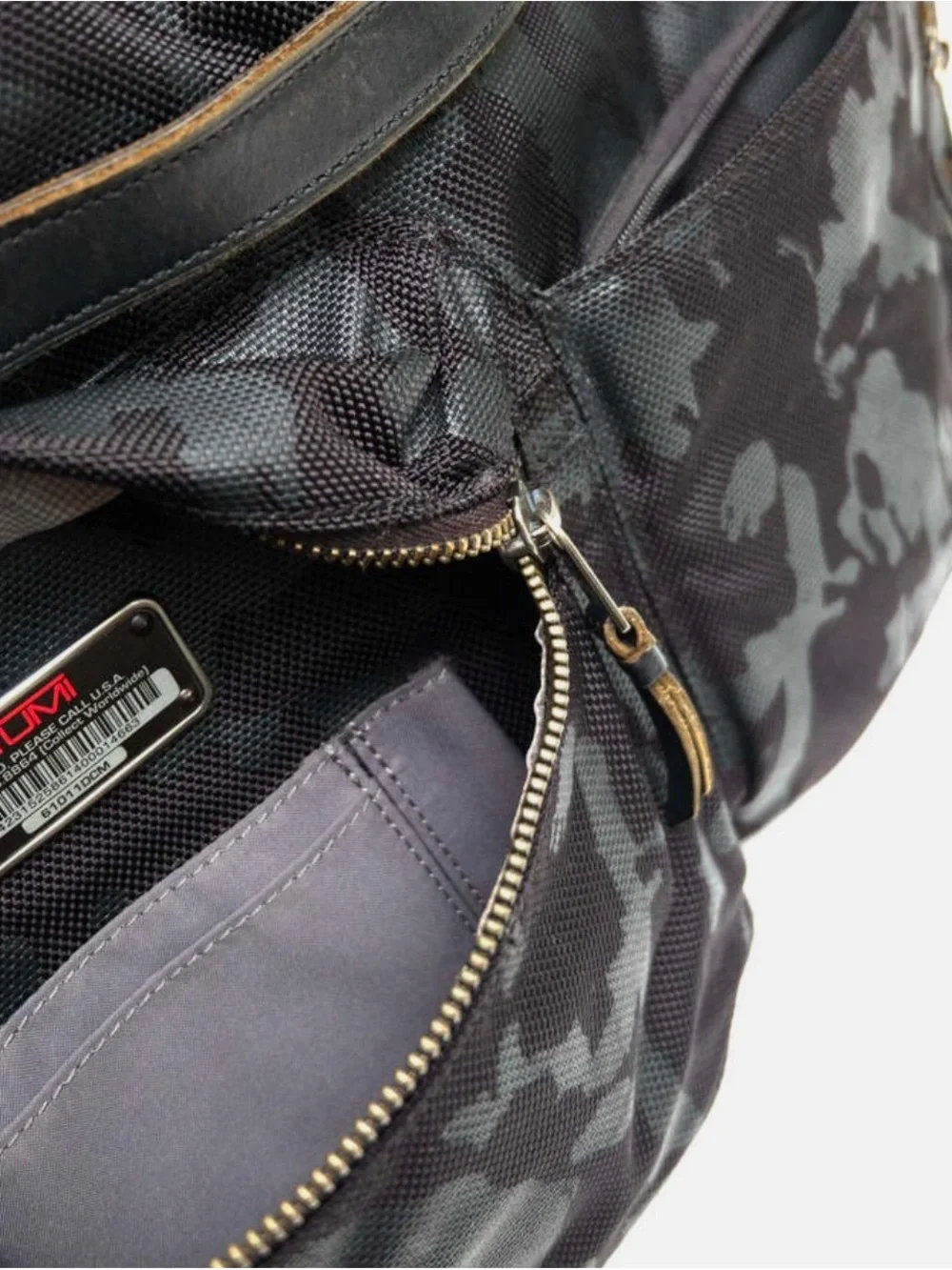TUMI Dalston Black Camo Men's Messenger Bag -
